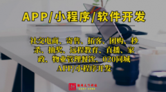 APP点餐小程序物联网软件开发分销直播商城